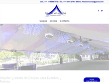 Tablet Screenshot of fiestasencarpa.com.ar